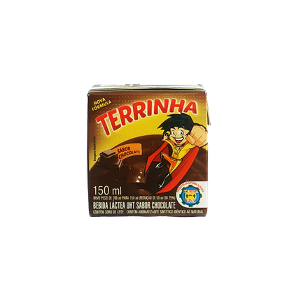 Caixinha de bebida láctea com chocolate